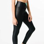 Zyia Active Womens Legging Light N Tight Hi Rise Jade River Stone Metallic Sz 20 Photo 10