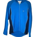 Pearl Izumi  Unisex Cycling Zip Front Top Size Medium in Blue Photo 0