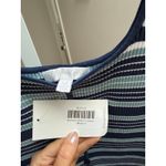 Design History NEW NWT Striped Rib-Knit Tank Dress Blue size Medium Photo 6
