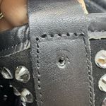 Michael Kors Womens Dani Rain Boots 11 Black Ankle Rhinestone Embellish Pull On Photo 7