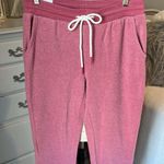 Reverse Fleece Sweatpants Ultra Soft Pink Joggers Cozy Womens Medium Activewear Photo 1