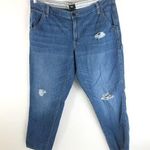 Gap  Women's Jeans High Rise Carpenter Slim Fit Skinny Medium Wash Size 14 Photo 0