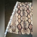 Altar'd State Snake Pattern Mini Skirt - Black and Cream size Small Photo 7