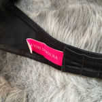 Victoria's Secret Victoria’s secret Black Halter Bikini Top with Gold Heart Detail Photo 2