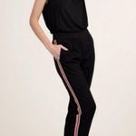 Trina Turk ππ Bop 2 Pant ~ Black with Glitter Rainbow Tuxedo Stripe XXL NWT Photo 1