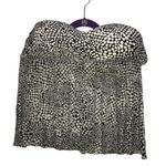 Merona Black and White Speckled Swim Suit Top Only size Large Photo 1