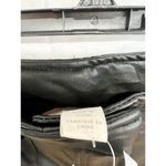 H&M NWT  Faux Leather High Waisted Straight Leg Trouser Pants Black Womens Size 6 Photo 4