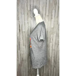 Hanes NWT Clemson Tigers Women's Size Medium Gray CU V-Neck Short Sleeve T-Shirt Photo 3