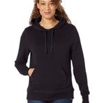 Amazon Essentials Women's French Terry Fleece Pullover Hoodie (583) Black Size XS Photo 2