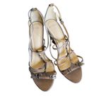 Alexandre Birman  Python Snakeskin Strappy Wedge Heel 10 Brown Luxury Mobwife Photo 2
