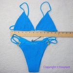 Aila Blue New Set! Free People x  blue bikini, top size S, bottom‎ size M Photo 3