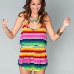 Show Me Your Mumu Multi Colored Romper  Photo 0