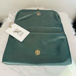 HOBO LAUREN CLUTCH LEATHER WRISTLET WALLET Sage Henna Luxury Leather, NWT Green Photo 14