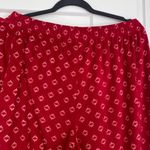 Liz Claiborne women’s polyester pajama 2pc red color L sz set Photo 6