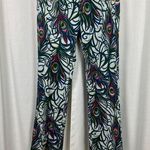 Lilly Pulitzer Tickle Me Fancy Peacock Feather Palm Beach Fit Pants Sz.6 Photo 1