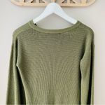 Lulus Knit Sweater Dress Olive Green Sz XS Photo 5