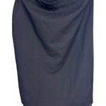 Forever 21 Black Pencil Skirt Lace Hem Workwear Office Minimalist Women's Medium Photo 0