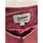 Avenue  Red Leather‎ Jacket Special Edition No. 2009  Size 22/24 Photo 2