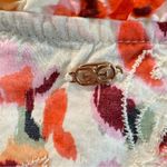 Sam Edelman Scarlette Button Front Crop Embroidered Floral Peplum Top Large Photo 7