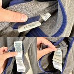 L.L. Bean 1/4 Zip Pullover Fleece Gray Outdoor Hiking Light Jacket Size XL Photo 9