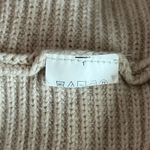 Michael Kors  Sweater Womens Beige Rib Knit Long‎ Sleeve Mock Neck Neutral Large Photo 6