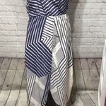 Myne | Blue & White Casual Dress Sz 2 with … Photo 4