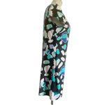 Aryeh  Size Small Dress Short Sleeve Colorful Blue Nylon Spandex Photo 2