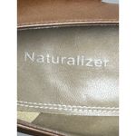 Naturalizer Brown Leather Penny Loafers Women’s 7.5M Block Heel Comfort Shoes Photo 2