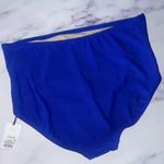 Kona Sol Blue High-Waisted Bikini Bottom Large NEW Photo 4