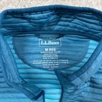 L.L.Bean  Quilted Zip Vest Teal Blue Women's Medium Regular Photo 4