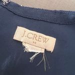 J.Crew sleeveless grey tweed blue panels sheath dress Photo 8