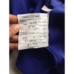 EXPRESS  Womens Blouse Sz Small Blue Long Sleeve Office Work Wear Business Retro Photo 11