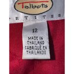 Talbots  Women’s Red Vest Size 12 Sleeveless Photo 5
