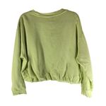 Universal Threads Universal Thread Bubble Hem Sweatshirt Long Sleeve Green M Photo 4