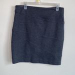 Adrienne Vittadini  grey pencil‎ skirt women’s size 6 Photo 1
