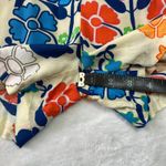 Plenty by Tracy Reese High Neck Sleeveless Floral Ruffle Trim Romper Size XS Yellow Photo 14