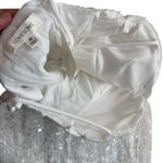 Lovesome Women’s Size M Pearl Sequin Party Dress White Corset Plunge Mini NYE Size M Photo 12