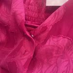 Band of the Free Hot Pink Long Sleeve Tiered Dress NWT Size M Size M Photo 3