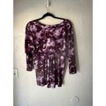 Daisy Fuentes Y2k Vintage Twist Front Tie Dye Print Going Out Top Fairy Size L Photo 6