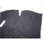 New Womens 6 Ecru Silk Office Slacks Pants Black Nice NWT Date Wide Leg Tall 34" Photo 4