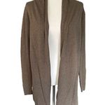 Bryn Walker  Brown Cardigan Long Open Front Size Small Photo 0