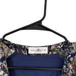 Natural Life  Navy Paisley Tie Waist Maxi Dress Photo 1