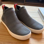 Rothy's 'The Chelsea Slip On Gray Knit' High Top Sneakers Photo 0