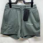 Alphalete  Athletic Shorts Green Drawstring Waist Sweat Shorts Size S Photo 0