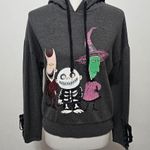 Hot Topic HT The Nightmare Before Christmas Oogie's Boys Tie-Sleeve Hoodie Size Medium Photo 1
