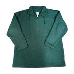 Victoria's Secret Vintage Victoria’s Secret Country Collection 1/4 Zip Pullover Floral Embroidered Photo 0