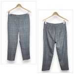 Halogen Grey Plaid Slim Fit Ankle Pants Photo 7