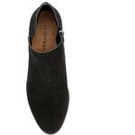 Lucky Brand sz 7.5 Womens Black Chunky Heel Zip Up Ankle Booties Fall Western Photo 5