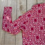 Vineyard Vines ‎ Performance Sz Large Pink White Medallion Quarter Zip Pullover Photo 14