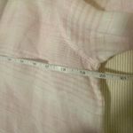 Gap 100% Linen Pink Striped V-Neck Tunic Top Small — Lightweight Summer Photo 5